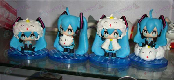 4 modèles Hatsune de 9cm de poupée