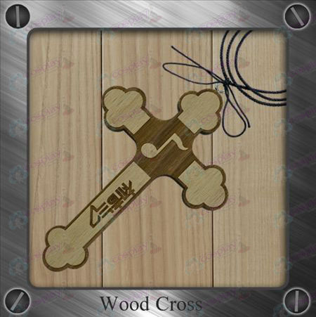 Hatsune - indicateurs de note collier croix de bois