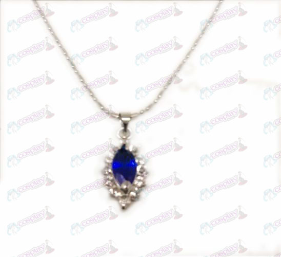 D Blister Accessoires Black Butler collier de diamant (bleu)