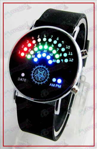 Colorful coréens ventilateur à LED montres - Accessoires Black Butler
