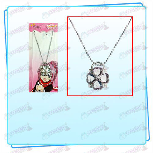 Accessoires Shugo Chara! collier de serrure (serrure d'argent transparent diamant)