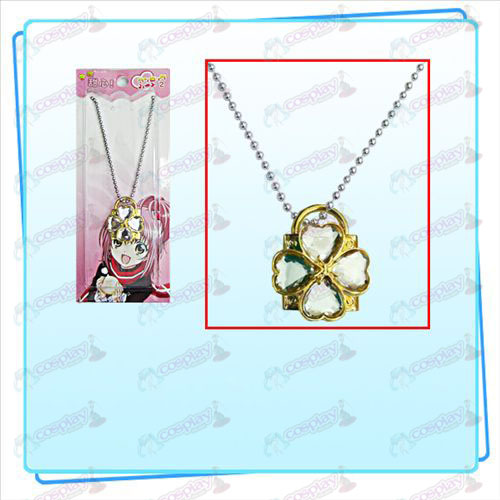 Accessoires Shugo Chara! serrure collier (or verrouille diamant transparent)