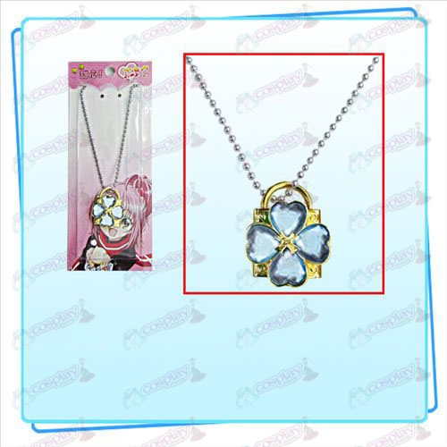 Accessoires Shugo Chara! serrure collier (or verrouille diamant bleu)