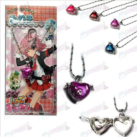 Accessoires Shugo Chara! violet collier pendentif en forme de coeur