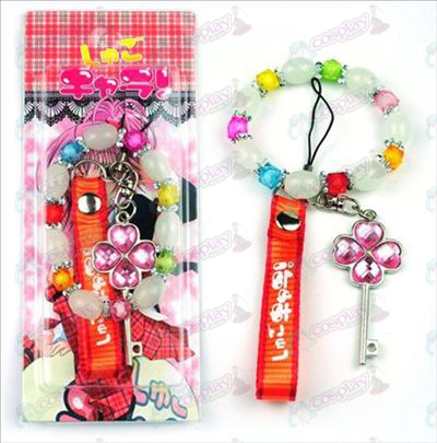 Carte blister Accessoires Shugo Chara! machine Strap + Bracelet (key)