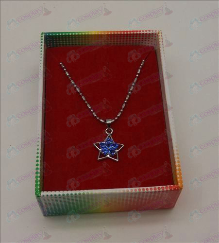 Accessoires Lucky Star collier de diamant (Bleu clair)