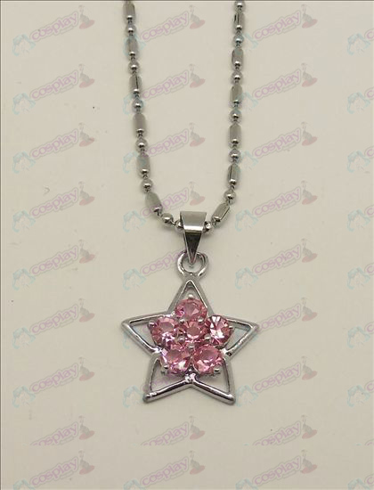 Blister Accessoires Lucky Star collier de diamant (rose)
