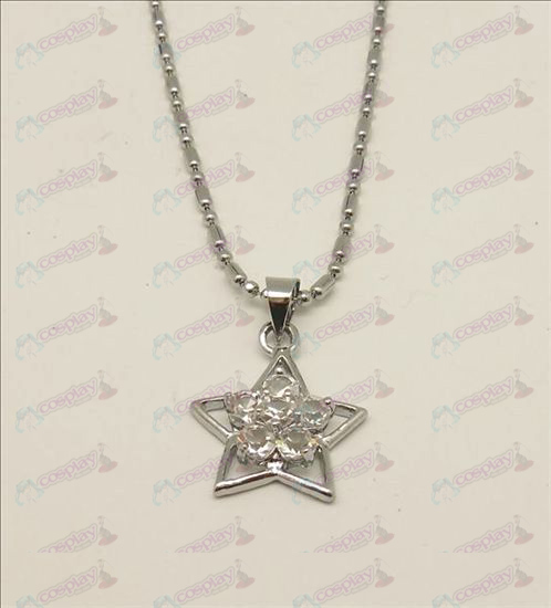 Blister Accessoires Lucky Star collier de diamant (Blanc)