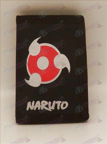 Toile portefeuille (Naruto écrire des yeux ronds)