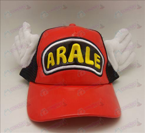 D Ala Lei chapeau (rouge - noir)