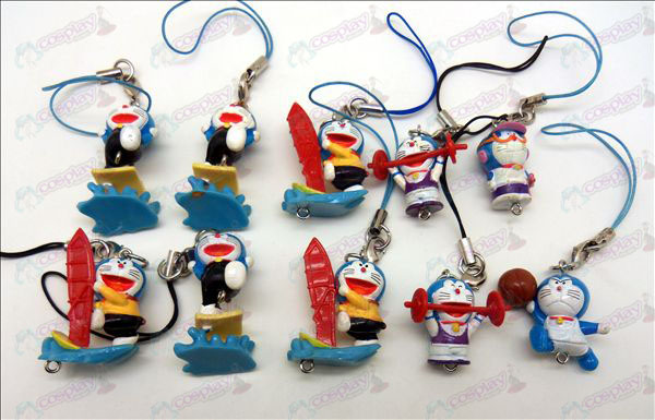 10 Doraemon poupée machine à corde
