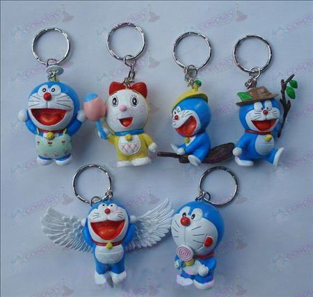 6 poupée porte-clés Doraemon