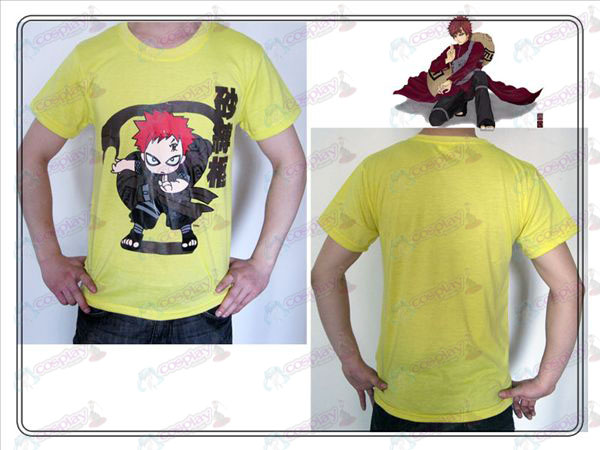 Naruto Gaara T-shirt (jaune)