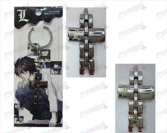 Accessoires Death Note Keychain croisé noir et blanc
