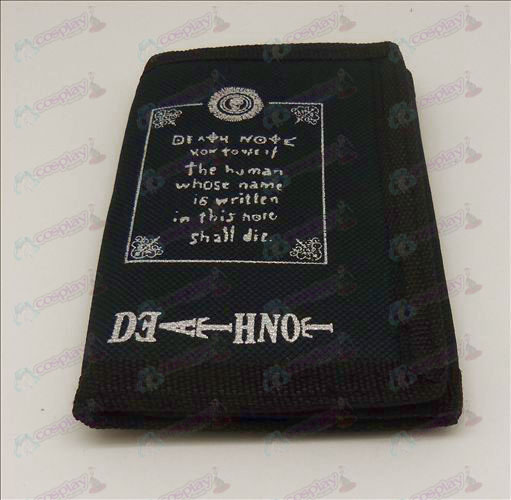 Toile portefeuille (Accessoires Death Note texte 1)