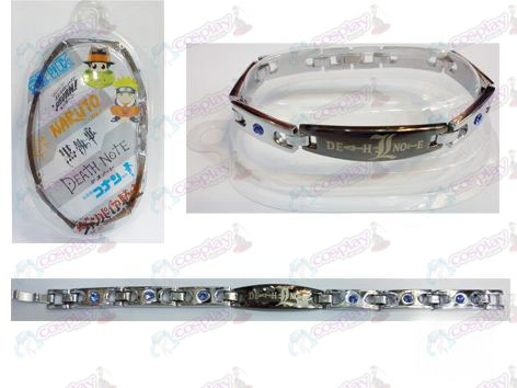 Accessoires Death Note inoxydable bracelet acier diamant