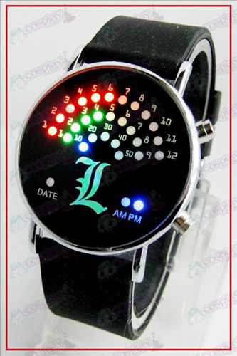 Colorful coréens ventilateur à LED montres - Accessoires Death Note