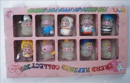 McDull boîte transparente de poupée de porc