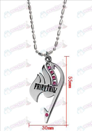 Fairy Tail avec un collier de diamant (diamant rose)