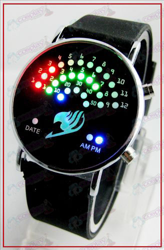 Colorful coréens ventilateur à LED montres - Fée Accessoires de queue