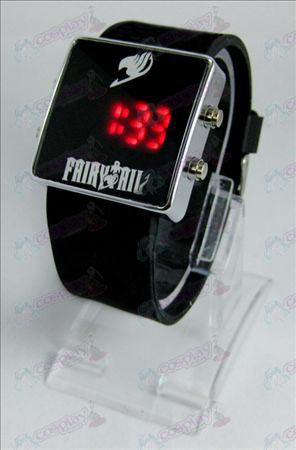 Accessoires Fairy TailLED montre de sports - bracelet noir