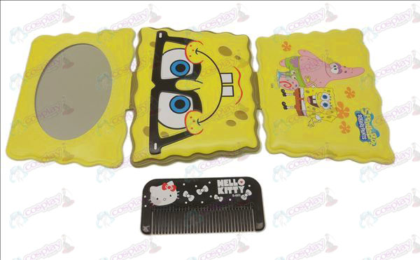 SpongeBob SquarePants accessoires miroir + peigne (B)