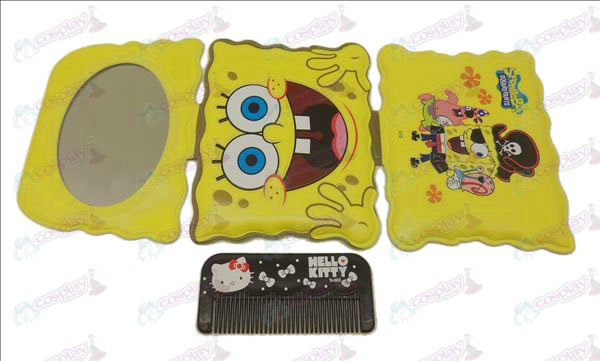 SpongeBob SquarePants accessoires miroir + peigne (A)