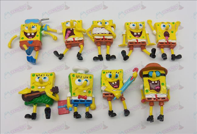 9 SpongeBob SquarePants accessoires poupée (6cm)