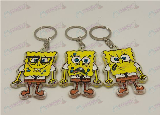 Keychain organique d'accessoires SpongeBob SquarePants (6 / set)