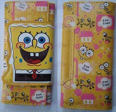 SpongeBob SquarePants accessoires couleur long portefeuille (section B 2)