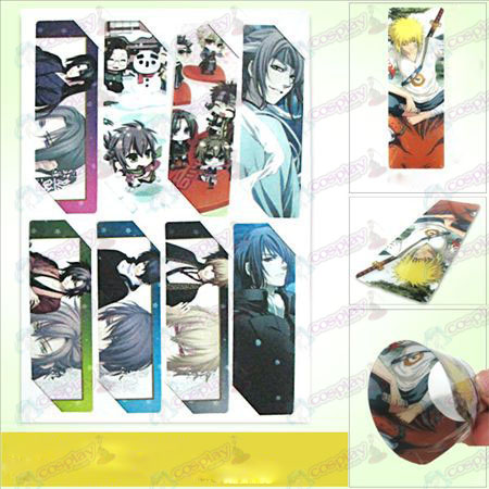 SQ002-Accessoires Hakuouki anime de grands signets (version 5 du prix
