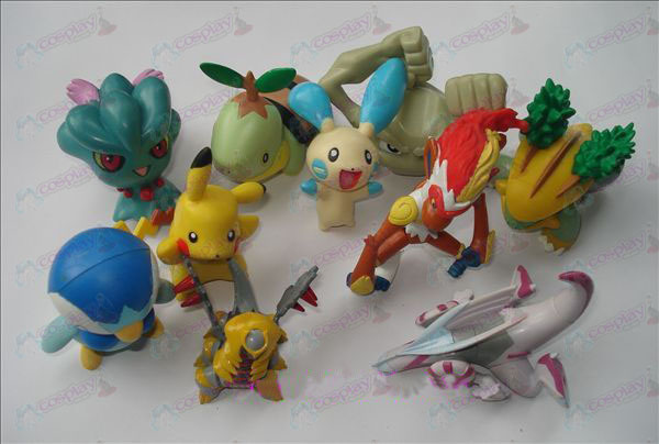 Véritable 10 Accessoires Pokemon Doll (7-9cm)