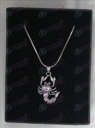 Saint Seiya accessoires scorpion collier (rose)