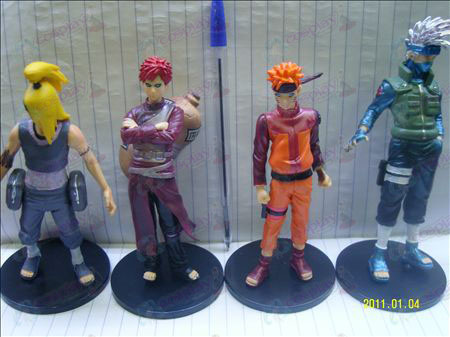 Ultra-colorée quatre bases modèles Naruto Doll