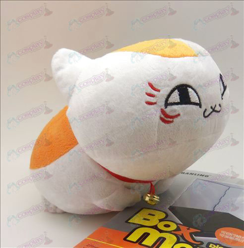 Le Livre des Amis accessoires de Natsume Petit chat blanc couché poupées en peluche (31cm