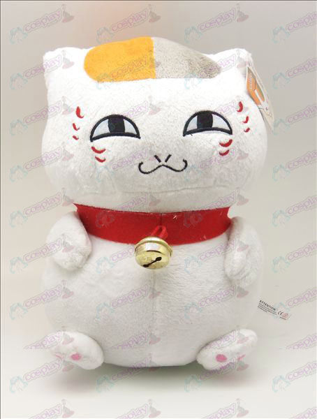Le livre de Natsume d'amis d'accessoires mâle peluche de chat assis (blanc) 46cm