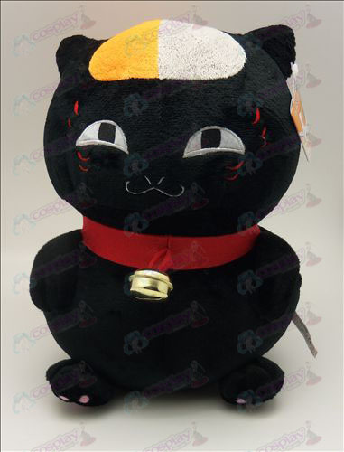 Le Livre des Amis accessoires de Natsume assis peluche de chat (noir) 46cm