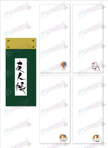 Le Livre des Amis accessoires de Natsume Scratch Pad long 024
