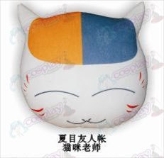 Le livre de Natsume des Amis accessoires chat professeur oreiller de peluche (strabisme)