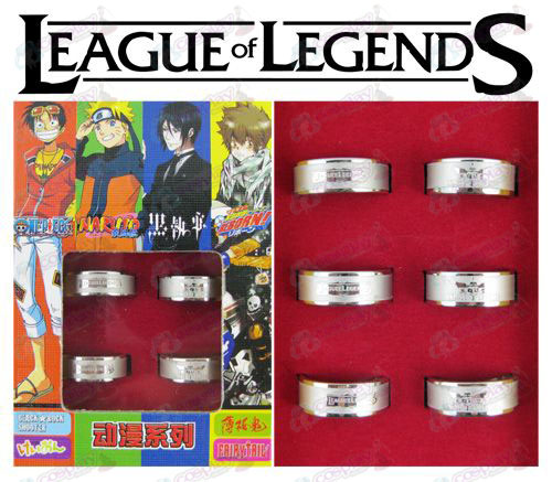 League of Legends accessoires givré Ring (6 / set)