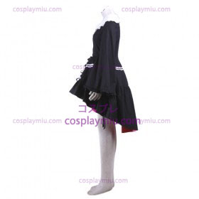 Haruhi Suzumiya Nagato Yuki Black Maid Cosplay Lolita Déguisements Cosplay