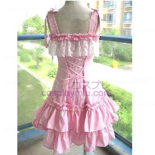 Pink Lace Princess Dress Lolita Déguisements Cosplay