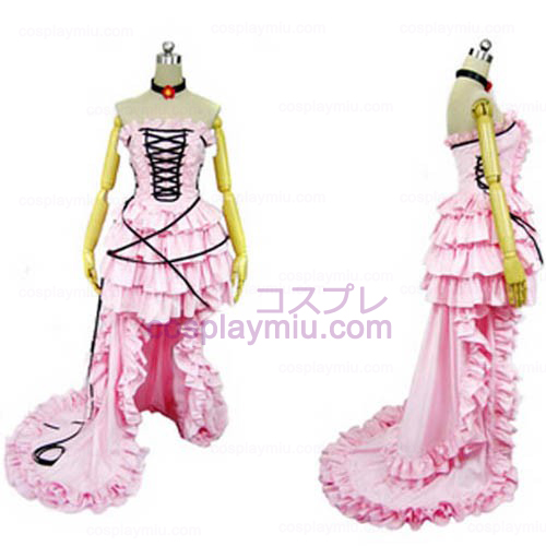 Chobits Chii Pink Dress Lolita Déguisements Cosplay