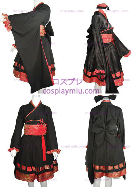 Gothic Lolita Japanese SD black Déguisements Cosplay