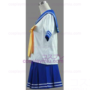 Lucky Star Sakura School Girl Summer School Déguisements Uniforme Cosplay