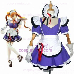 Welcome To Pia Carrot Purple with White Déguisements Cosplay