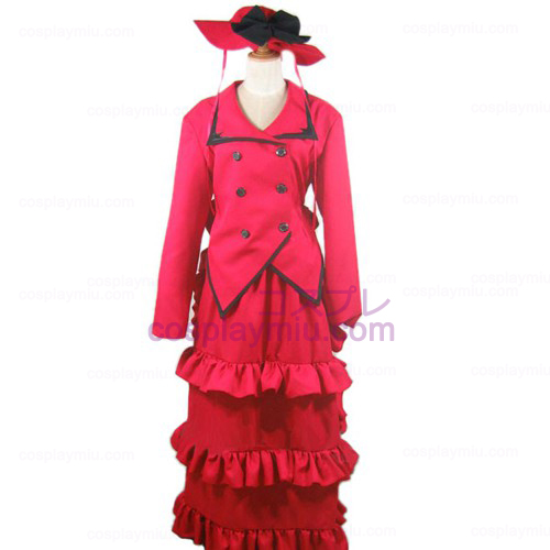 Black Butler Madam Red Angelina Dalles Déguisements Halloween Cosplay