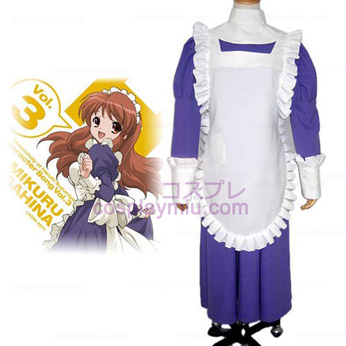 Haruhi Suzumiya Tsuruya Maid Dress Déguisements Cosplay