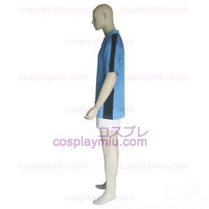 The Prince Of Tennis Jyousei Shounan Light Blue and White Déguisements Cosplay