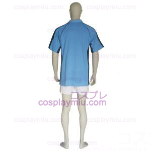 The Prince Of Tennis Jyousei Shounan Light Blue and White Déguisements Cosplay